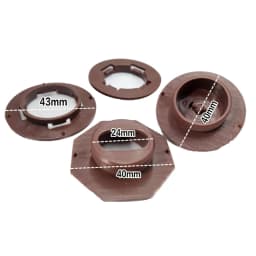 4Pcs Car Floor Mat Fixed Clips Universal Double Layer Floor Carpet Fixing Clamp Buckle Anti Skid Carpet Fastener Car Accessories