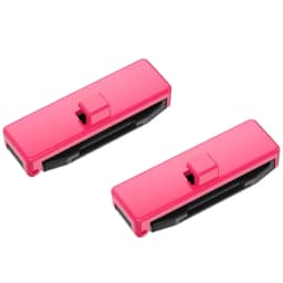 2Pcs Adjustable Car Safety Seat Belts Holder Stopper Buckle Clamp Car Seat Belt Fixing Clips Car Seat Belt Ornaments Accessories