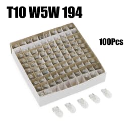 A Box Of 100 Light Bulbs 194 T10 Incandescent Bulbs Interior Dome High Mount Stop Directional Signal 657 912 1250