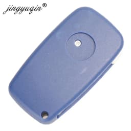 jingyuqin Flip Folding Remote Car Key Case Shell Cover Fob For FIAT Iveco Punto Ducato Stilo Panda Idea Doblo Bravo 2/3 Buttons