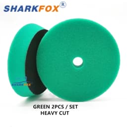Sharkfox 5"/6"125mm/150mm Car Polishing Germany Sponge Buffing Polisher Pads Smooth Buffer Pad Removes Scratch For Polishing