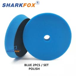 Sharkfox 5"/6"125mm/150mm Car Polishing Germany Sponge Buffing Polisher Pads Smooth Buffer Pad Removes Scratch For Polishing