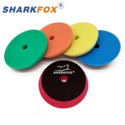 Sharkfox 5"/6"125mm/150mm Car Polishing Germany Sponge Buffing Polisher Pads Smooth Buffer Pad Removes Scratch For Polishing