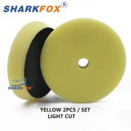 Sharkfox 5"/6"125mm/150mm Car Polishing Germany Sponge Buffing Polisher Pads Smooth Buffer Pad Removes Scratch For Polishing