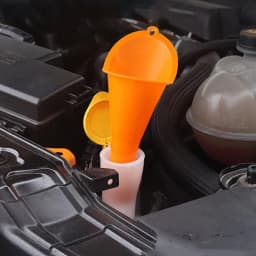 Car Long Mouth Oil Funnel Anti-splash Gasoline Oil Fuel Filling Tool Plastic Engine Funnel Motorcycle Refueling Auto Accessories