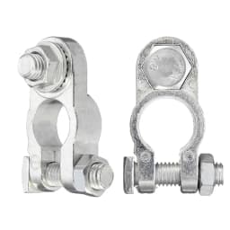 Battery Terminal Clamp Clip Connector 2Pcs Zinc Alloy Positive &Negative Pole Car Battery Terminal Clamp Clip Batteries Access