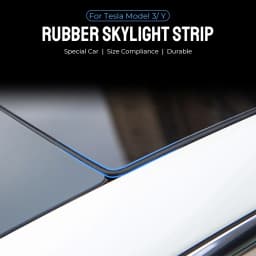 3/5m Rubber Strips For Tesla Model 3 Y Skylight Insulator Sunroof Seal Wind Guards Anti-Dust Waterproof Stickers Car Accessories