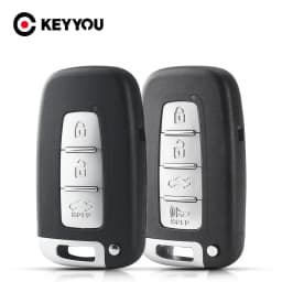KEYYOU 2/3/4 Buttons Smart Car Remote Key Case Shell For Hyundai IX35 Sonata 8 Elantra For Kia K2 K5 Sportage Forte Replacement