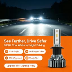 Heyword 150000lm 450W 1860 CSP Chip 3000k/4300k/6000k/8000k Car LED Headlight H4 H7 H1 LED Headlights 9005 H7 H11 LED Light
