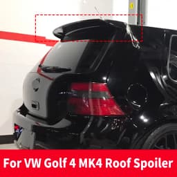 For Volkswagen VW GOLF 4 Roof Spoiler 1998-2004 Mk4 ABS Material Unpainted Color Rear Trunk Lip Spoiler Wing