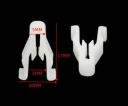 30pcs Car White Plastic Nylon Switch Bezel Clip For Toyota For 4 Runner For Lexus For Highlander CT200h GS350 GS450h I 50 LS460