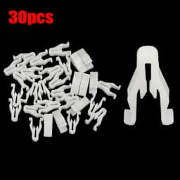 30pcs Car White Plastic Nylon Switch Bezel Clip For Toyota For 4 Runner For Lexus For Highlander CT200h GS350 GS450h I 50 LS460