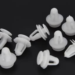 50Pcs 8mm Car Bumper Clips Fastener Rivet Retainer Push Engine Cover Car Door Trim Panel Clip Fasteners Universal Fit for Toyota