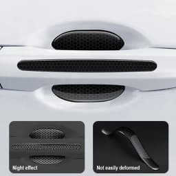 BLALION Car Door Handle Bowl Scratch Protective Stickers Carbon Fiber Protector Cover Car Handle Anti-collision Protection Strip
