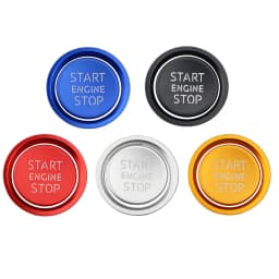 Aluminum Alloy Car Ignition Engine Start Stop Button Cover Case Sticker for Audi A4 B8 B9 A5 A6 A7 C7 Q3 Q5 S3 Accessories