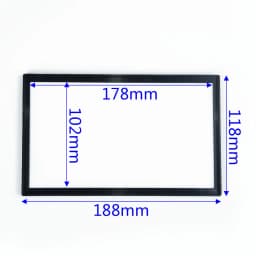 1PC DVD Mounting Frame 2 Din Hardware Car Stereo Radio Fascia Frame Automotive Universal Radio Player Box Accessories