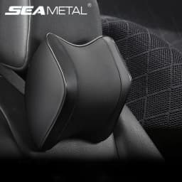 Car Headrest Pillow Interior Auto Neck Head Protector Cushion Car Waist Support Memory Cotton Soft Back Cushion Auto Accessory