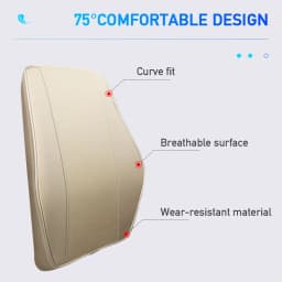 Car Headrest Pillow Interior Auto Neck Head Protector Cushion Car Waist Support Memory Cotton Soft Back Cushion Auto Accessory