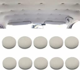 60 Pcs Car Roof Fasteners Roof Cloth Fall Off Repair Buckle Roof Cloth Drooping Fixed Buckle Car Interior Ceiling Flannel