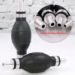 Hand Fuel Pump Line Rubber Aluminum Hand Primer Bulb diesel oil transfer petrol for Car Boat Marine Outboard 6mm/8mm/10mm/12mm
