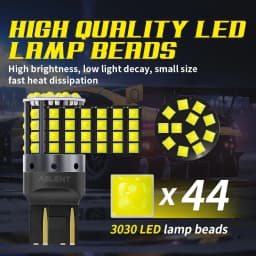 2x 1157 BAY15D P21/5W 1156 BA15S P21W BAU15S PY21W LED 95% Canbus 44SMD 7440 7443 W21W T20 Turn Signal Reverse Brake Light Bulb