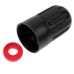 Plastic Black Tire Valve Caps for TR20008 TPMS, Universal Stem Covers for Cars, SUVs, Bike and Bicycle, Trucks, Motorcycles