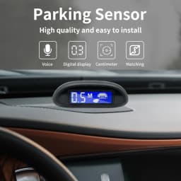 Hippcron Parking Sensor For Car With Auto Parktronic Reverse LED Monitor 4 Sensors Radar Detector System Backlight Display
