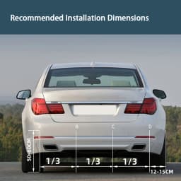 Hippcron Parking Sensor For Car With Auto Parktronic Reverse LED Monitor 4 Sensors Radar Detector System Backlight Display