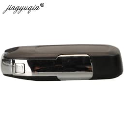 jingyuqin Smart Keyless Fob Shell for Chevrolet Tahoe Silverado Suburban Tahoe GMC Sierra Acadia Terrain YUKON Remote Key Case