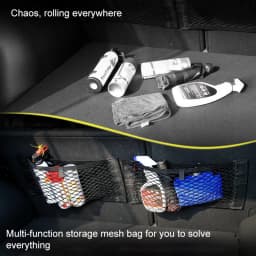 Car Accessories Organizer Net Mesh Seat Elastic Magic Storage For Chery Tiggo 7 Pro Car Trunk Box Jeep Wrangler Haval H6
