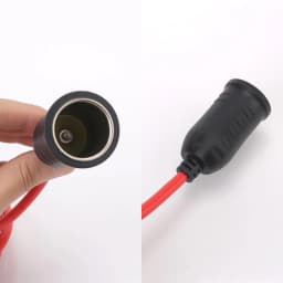 3.6m Cable Car Power Adapter Extender 15A Fuse Indicator 12ft Cord Extension 12V 24V Auto Chargers Cigar Lighter Socket Plug