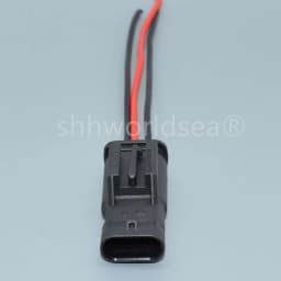 shhworldsea 3 Pin Auto Connector Reversing radar camshaft position sensor solenoid valve plug 4F0973703 4F0 973 703 1-1718644-1