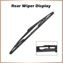 For Citroen C3 2002-2009 2003 2004 2005 2006 2007 Wiper Front&Rear Wiper Blades Windshield Windscreen Window Brushes 24"+18"+14"