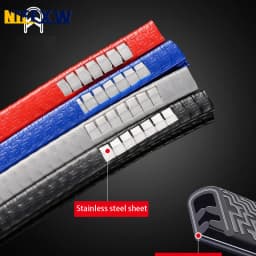 Car Door Protector Edge Scratch Strip Guard Trim Automobile Door Anti Collision Protection With Steel U Shape Edge Rubber Seal