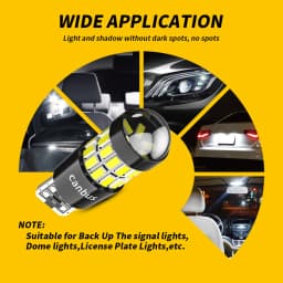 DXZ 2PCS W5W T10 LED Bulbs Lens 30SMD 12V WY5W Canbus Car Clearance Interior Dome Parking Signal Light for BMW Audi Mercedes