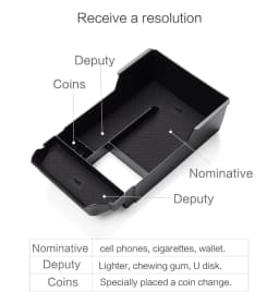 Smabee for Mazda CX-30 CX30 2020 -2026 with Wireless Charging Console Armrest Storage Box Tray Organizer Accessories Tidying