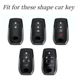New Arrival Soft Tpu Car Key Case Cover For Toyota CHR Hilux Fortuner Land Cruiser 200 Camry Corolla Crown RAV4 Highland