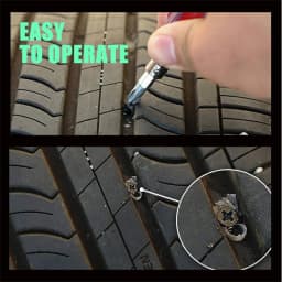 20PCS Rubber Self-tapping Screws For Tire Repair Silicone Car Screw Tyre Plug Repair Rubber Cement Screws Tire Repair