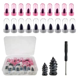 20PCS Rubber Self-tapping Screws For Tire Repair Silicone Car Screw Tyre Plug Repair Rubber Cement Screws Tire Repair