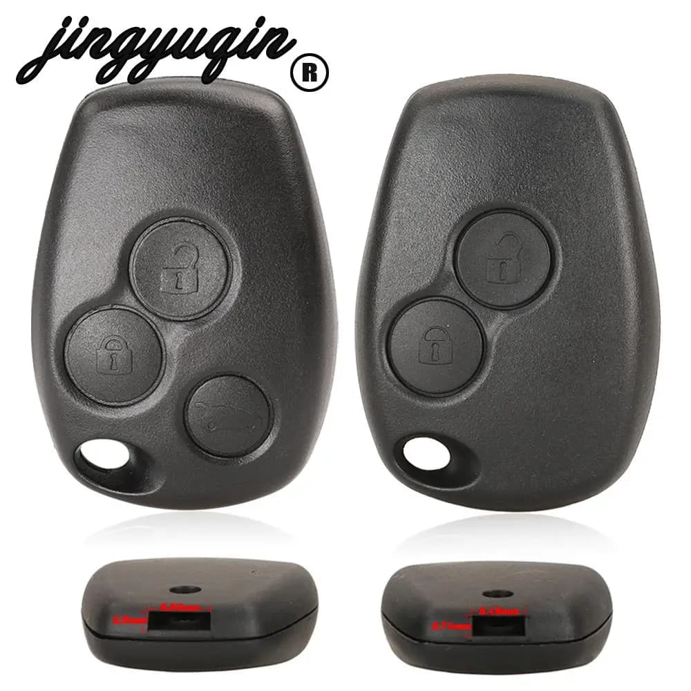 Jingyuqin 2/3 Buttons Remote Car Key Shell Cover Case Styling For Renault Dacia Modus Clio 3 Twingo Kangoo 2 Fob