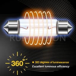 C5W 31/36/39/41mm Halogen Festoon Bulb C10W 5W 12V 24V Warm White Interior Dome Light Replacement for License Plate Trunk Lamp