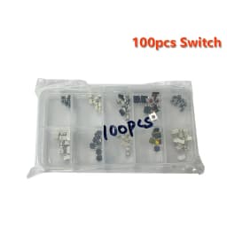 100/200/250pcs 10 Types Durable Car Remote Control Tablet Actile Push Button Switch Car Keys Button Touch Microswitch with Box