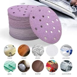 50Pcs 6 Inch Wet/Dry Sanding Discs Hook & Loop 320-10000 Grit Assortment Sandpaper 150mm for Car Polisher Grinder Polishing