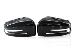 For Mercedes Benz A B C E S CLA GLA GLK Class W176 W246 W204 W212 W221 C177 X204 X156 Carbon Fiber Car Rearview Mirror Cover