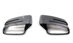 For Mercedes Benz A B C E S CLA GLA GLK Class W176 W246 W204 W212 W221 C177 X204 X156 Carbon Fiber Car Rearview Mirror Cover