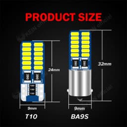 KEIN 2PCS 12V Car Interior Bulb Led C5W C10W T10 Light Festoon BA9S 31 mm 28mm 31mm 36mm 39mm 41mm Lamp Warm White Red Blue Pink