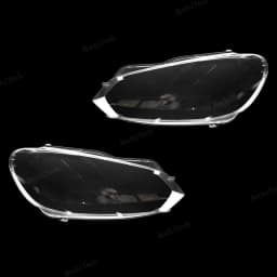 Car Front Headlight Lens Covers For Volkswagen VW Golf 6 MK6 GTI R 2010-2014 Transparent Lampshade Headlamp Shell