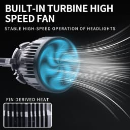 D2S D4S Led Car Headlight 35W Canbus Bulbs CSP D1S D3S D8S 30000LM Super Bright D2R D4R Auto Turbo Fan Lamp Plug&Play Xenon HID
