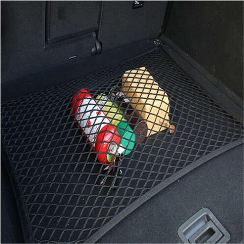 4 HOOK CAR TRUNK CARGO NET For Mitsubishi ASX Outlander Pajero For Volkswagen VW Touareg Tiguan Golf 6 7 PASSAT B6 B7 B8 CC