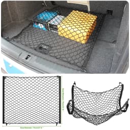 4 HOOK CAR TRUNK CARGO NET For Mitsubishi ASX Outlander Pajero For Volkswagen VW Touareg Tiguan Golf 6 7 PASSAT B6 B7 B8 CC